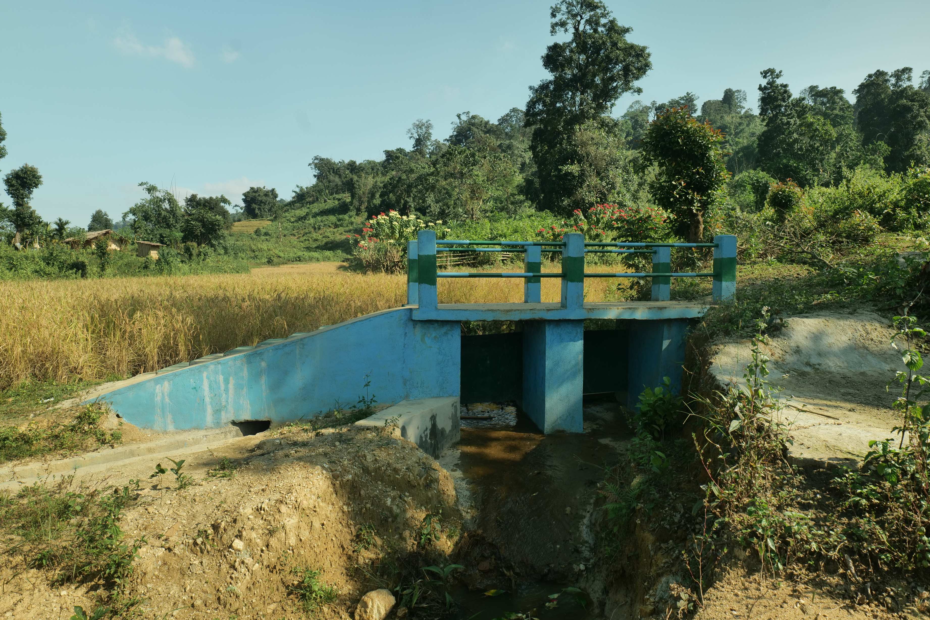 Vented check dam in Chibrajambal